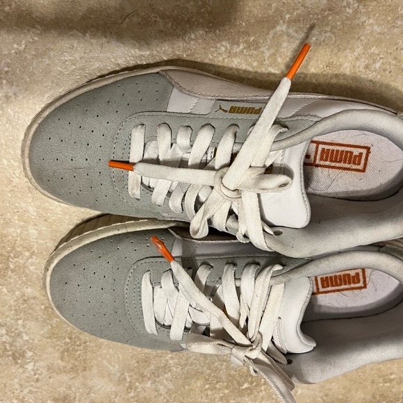 Ladies Puma Cali Platform Wedge Sneakers - Picture 2 of 2
